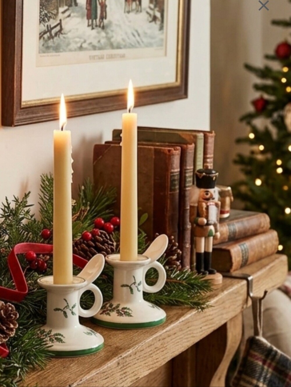 VINTAGE Spode Candle Holders